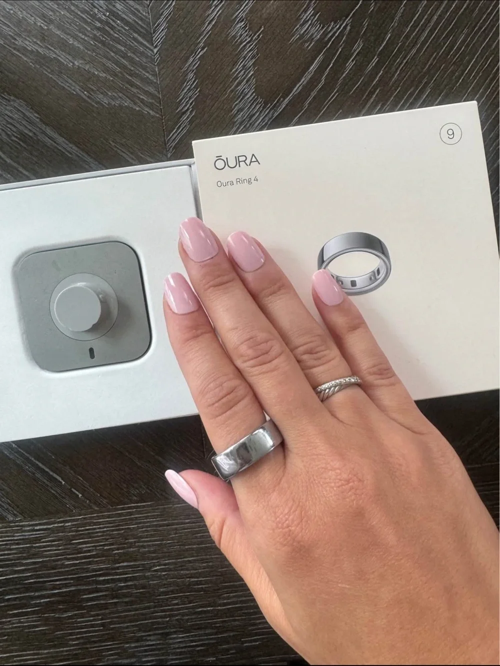 Oura Ring 4 Smart Ring - Silver